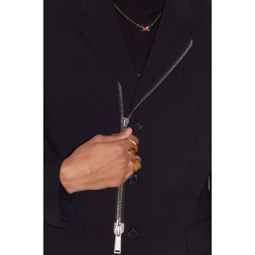 Sacou DSQUARED2, Ceresio 9, Relaxed Fit, Negru