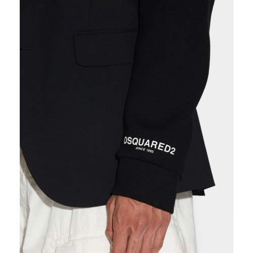 Sacou Dsquared2, Sacou cu gluga, Negru