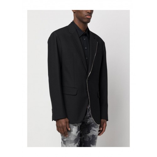 Sacou DSQUARED2, Insertie Fermoar, Black Sacou DSQUARED2, Insertie Fermoar, Black