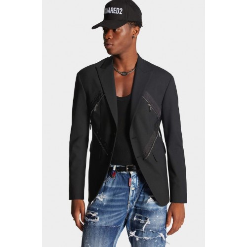 Sacou Dsquared2, Insertie Zip, S74BN1239S53632900 Sacou Dsquared2, Insertie Zip, S74BN1239S53632900