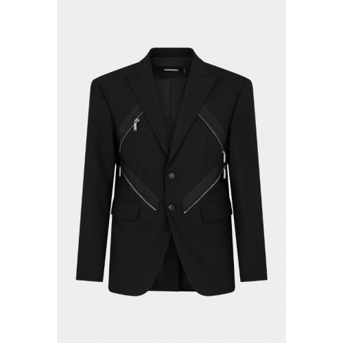 Sacou Dsquared2, Insertie Zip, S74BN1239S53632900 Sacou Dsquared2, Insertie Zip, S74BN1239S53632900