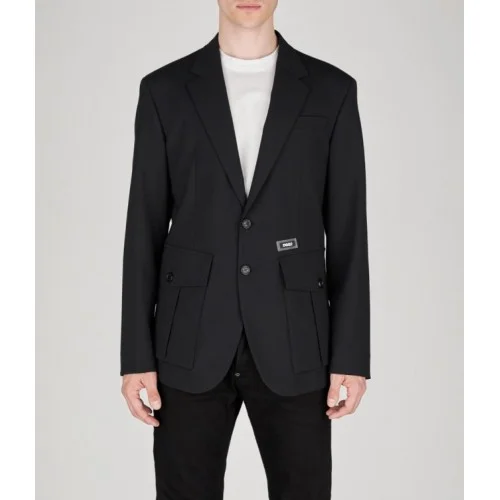 Sacou Dsquared2, Utility Blazer, Black