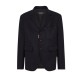 Sacou DSQUARED2, Wool, D2, Multipocket, Black - S74BN1331D35260900