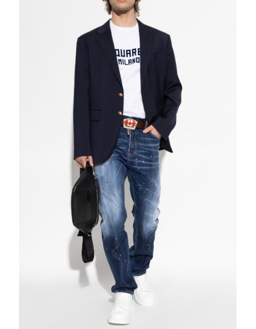 Sacou DSQUARED2, Relaxed Shoulder Blazer - S74BN1340S78500524