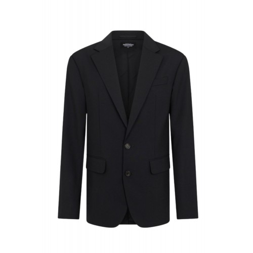 Sacou DSQUARED2, Tailored2 Worsted Wool Dan Jacket, Negru