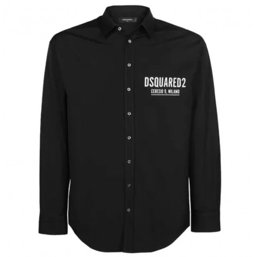 Camasa Dsquared2, Black, Ceresio 9 Check Camasa Dsquared2, Black, Ceresio 9 Check