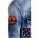 Camasa DSQUARED2, Logo Patches, Blue - S74DM0644S30341470 Camasa DSQUARED2, Logo Patches, Blue - S74DM0644S30341470