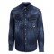 Camasa DSQUARED2, Leaf West Shirt, Bleumarin
