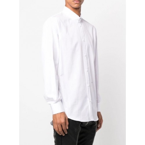 Camasa DSQUARED2, Relaxed Fit, Bumbac, Alb Camasa DSQUARED2, Relaxed Fit, Bumbac, Alb