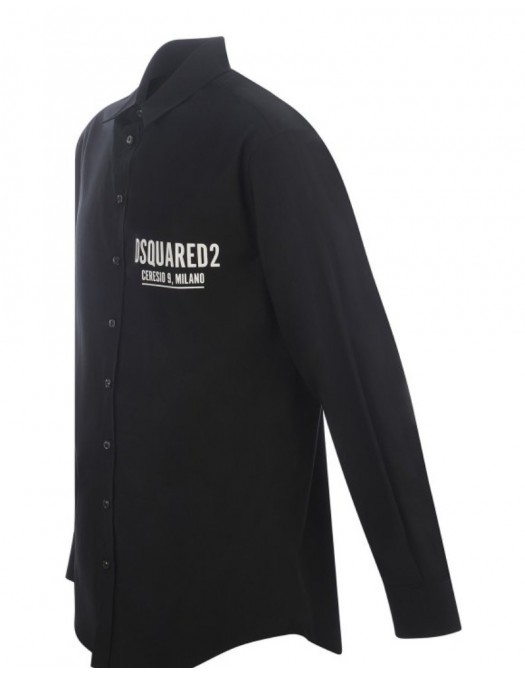 Camasa DSQUARED2, Ceresio 9 Milano, Black - S74DM0731S36275900