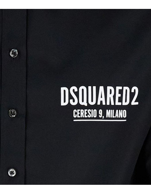 Camasa DSQUARED2, Ceresio 9 Milano, Black - S74DM0731S36275900