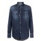Camasa DSQUARED2, Denim, Logo Rosu