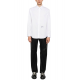 Camasa DSQUARED2, Text Print, Headquarter Dropped Design, Full White - S74DM0862S36275100