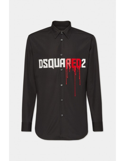 Camasa DSQUARED2 ICON, Horror Logo Icon - S74DM0863S36275900