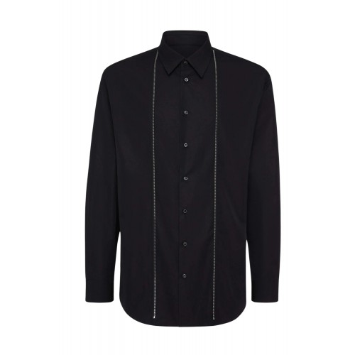 CAMASA DSQUARED2, Fermoare atasate, Negru CAMASA DSQUARED2, Fermoare atasate, Negru