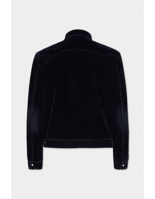 JACHETA DSQUARED2, Classic Jacket, Buzunare, Dark Navy - S74DM0938D30017470 JACHETA DSQUARED2, Classic Jacket, Buzunare, Dark Navy - S74DM0938D30017470