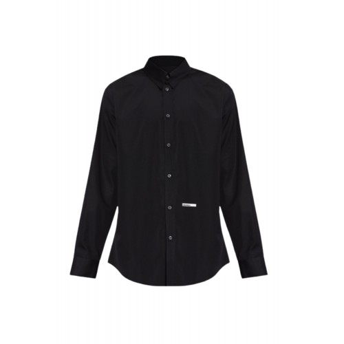 Camasa DSQUARED2, BLACK Cotton shirt
