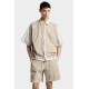 Camasa DSQUARED2, Inside Out Short Sleeves Shirt, Beige - S74DM0971S35175801