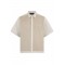 Camasa DSQUARED2, Inside Out Short Sleeves Shirt, Beige