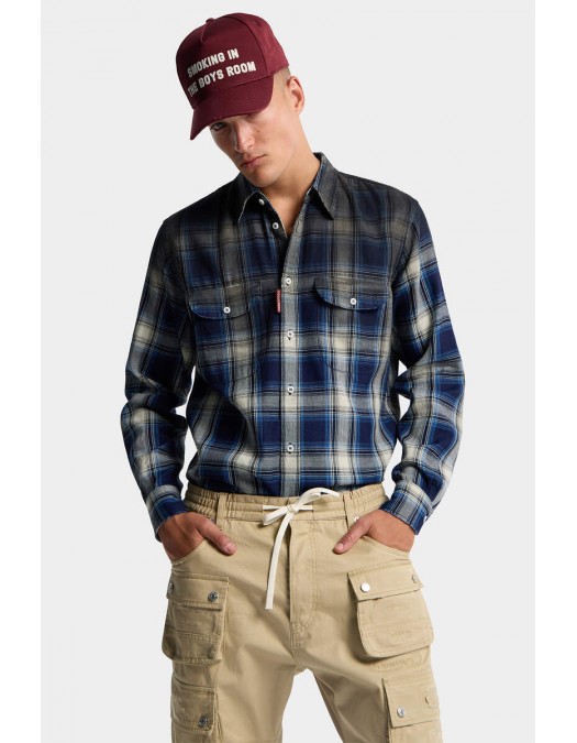Camasa DSQUARED2, Canadian Vintage Shirt - S74DM0993D35206001F