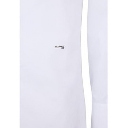 Camasa DSQUARED2, Classic Poplin Cotton, White