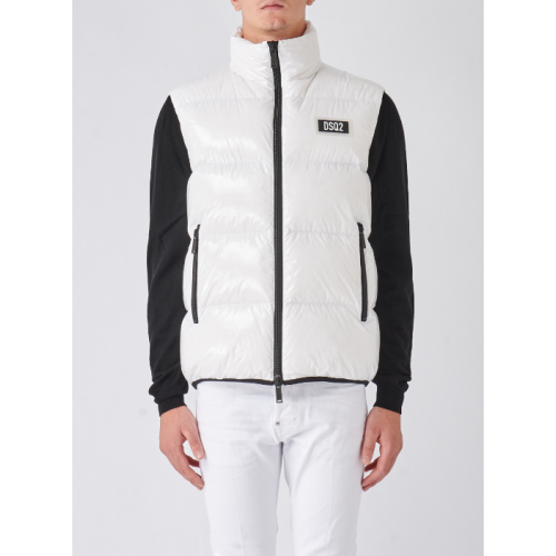 Vest DSQUARED2, Puffer Vest, White