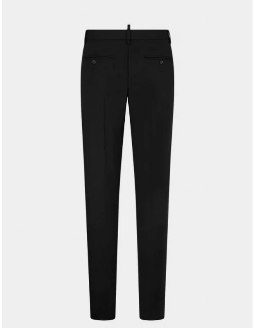 Costum DSQUARED2, Black Tokyo Suit - S74FT0454S40320900 Costum DSQUARED2, Black Tokyo Suit - S74FT0454S40320900