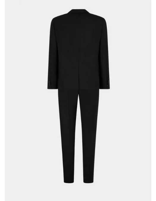 Costum DSQUARED2, Black Tokyo Suit - S74FT0454S40320900 Costum DSQUARED2, Black Tokyo Suit - S74FT0454S40320900