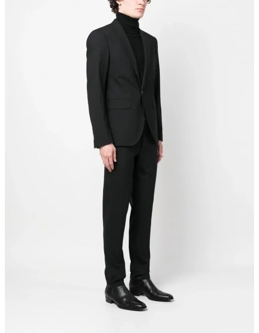 Costum DSQUARED2, Black Tokyo Suit - S74FT0454S40320900 Costum DSQUARED2, Black Tokyo Suit - S74FT0454S40320900
