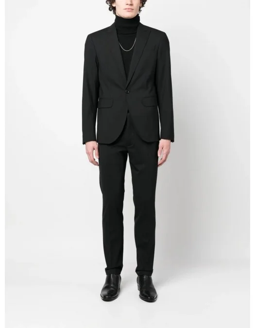 Costum DSQUARED2, Black Tokyo Suit - S74FT0454S40320900 Costum DSQUARED2, Black Tokyo Suit - S74FT0454S40320900