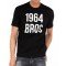 Tricou Dsquared2, 1964 BROS, Negru