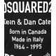 Tricou DSQUARED2, Born in Canada, Negru - S74GD0746900