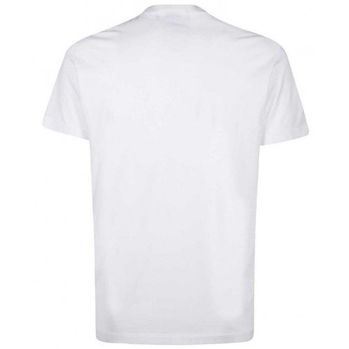 Tricou DSQUARED2, Logo frontal, Alb