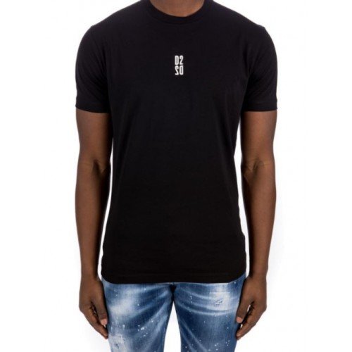Tricou Dsquared2, Black, D2 Frontal Tricou Dsquared2, Black, D2 Frontal