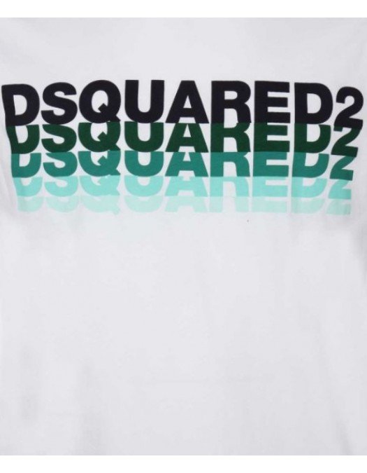 Tricou Dsquared2, Imprimeu frontal colorat - S74GD0814100