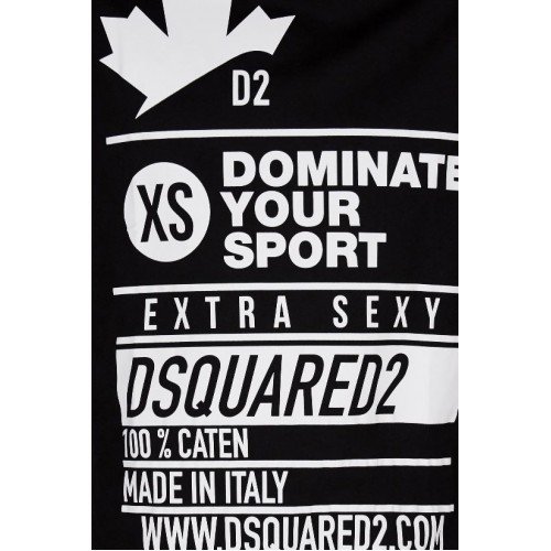 Tricou Dsquared2, Extra Sexy, Black