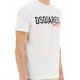 Tricou Dsquared2, White, Imprimeu Made in Italy - S74GD0828100100