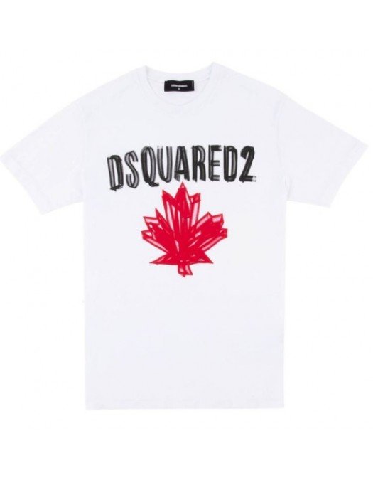 Tricou Dsquared2, Red Insert, S74GD0848100 - S74GD0848100