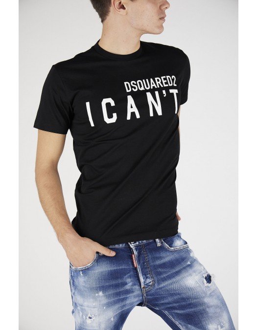 Tricou Dsquared2, I CAN'T print - S74GD0859S23009900