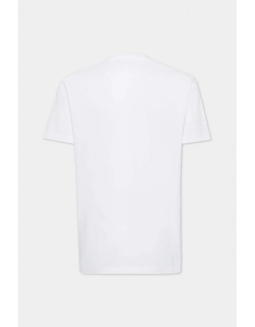 Tricou DSQUARED2, Mini Logo Print, Cool, White - S74GD0946D20020100