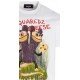 Tricou DSQUARED2, D2 Cheese, Alb - S74GD0948S23009100