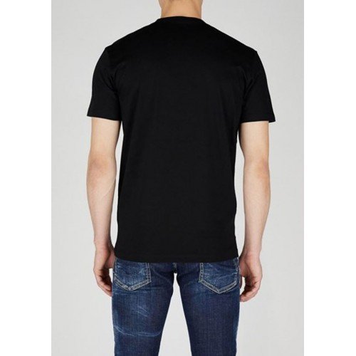 Tricou DSQUARED2, Surfer Print Multicolor, Black