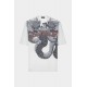Tricou DSQUARED2, Japanese tattoos Print, Alb - S74GD1214S23009100