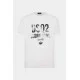 Tricou DSQUARED2, Subarbans Print, White - S74GD1219D20014100 Tricou DSQUARED2, Subarbans Print, White - S74GD1219D20014100