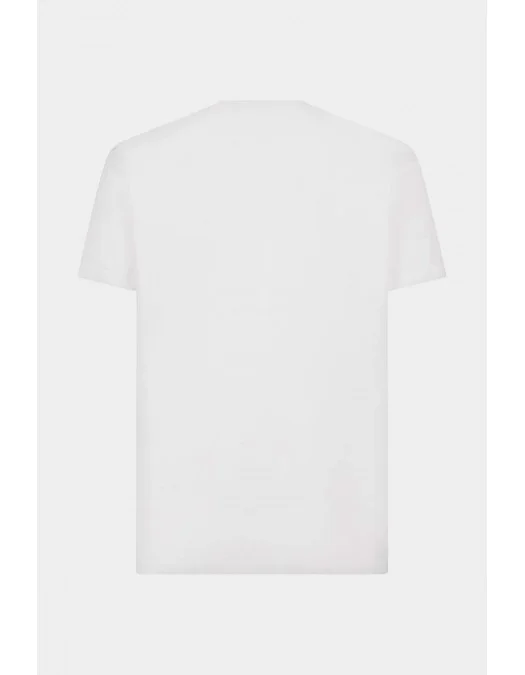 Tricou DSQUARED2, Subarbans Print, White - S74GD1219D20014100 Tricou DSQUARED2, Subarbans Print, White - S74GD1219D20014100