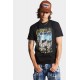 Tricou DSQUARED2, Muticolor Print, Negru - S74GD1226S23009900