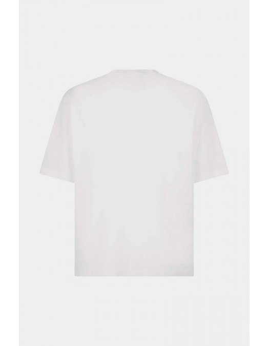 Tricou DSQUARED2, Frontal Print, White - S74GD1237S23009100