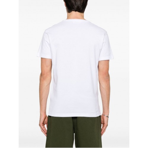Tricou DSQUARED2, V Neck, Logo Plaque Insert, Cool Fit, White Tricou DSQUARED2, V Neck, Logo Plaque Insert, Cool Fit, White