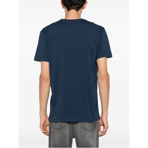 Tricou DSQUARED2, V Neck, Logo Plaque Insert, Cool Fit, Bleumarin Tricou DSQUARED2, V Neck, Logo Plaque Insert, Cool Fit, Bleumarin