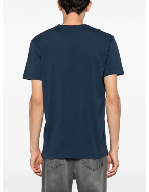 Tricou DSQUARED2, V Neck, Logo Plaque Insert, Cool Fit, Bleumarin - S74GD1254D20020524